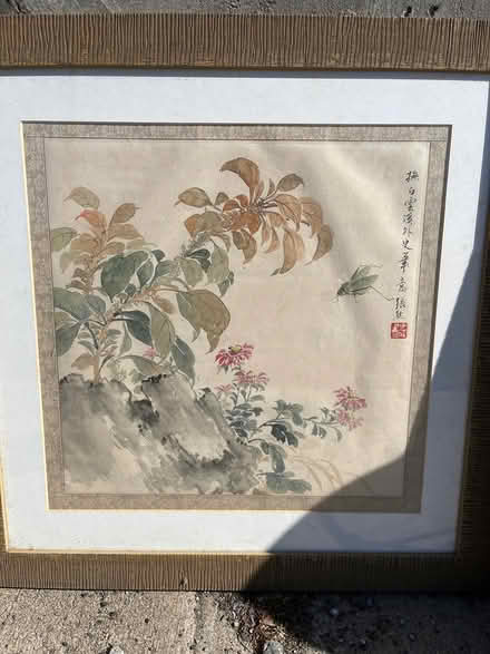 Photo of free Framed botanical print (Oradell) #1