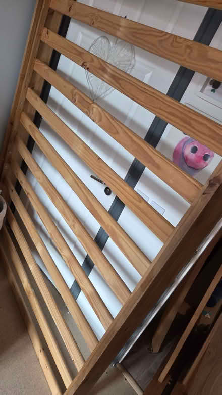 Photo of free Double bed frame and mattress (Fleetwood FY7) #3