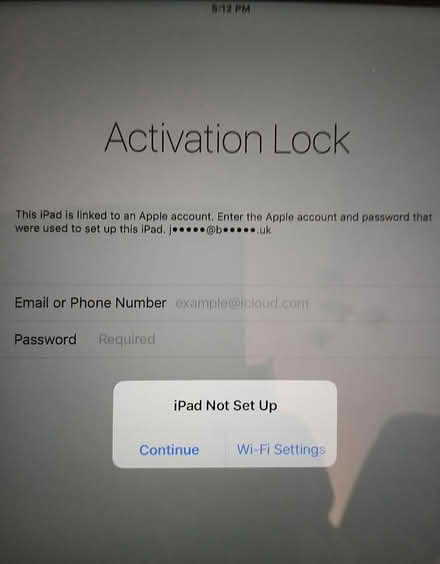 Photo of free Black iPad - early model - locked (B90 shirley) #2