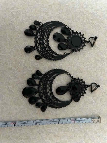 Photo of free Black earrings (clip on) (Shoebury SS3) #1