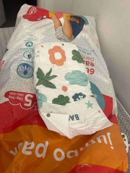 Photo of free Diaper size 4+(31) pieces (West bromwich) #2