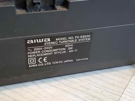 Photo of free AIWA Turntable Record Player (HD6) #3