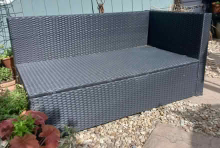 Photo of free Black rattan garden chaise (Didcot OX11) #1