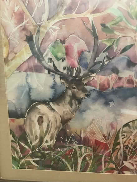 Photo of free Stag painting (Waddon) #2
