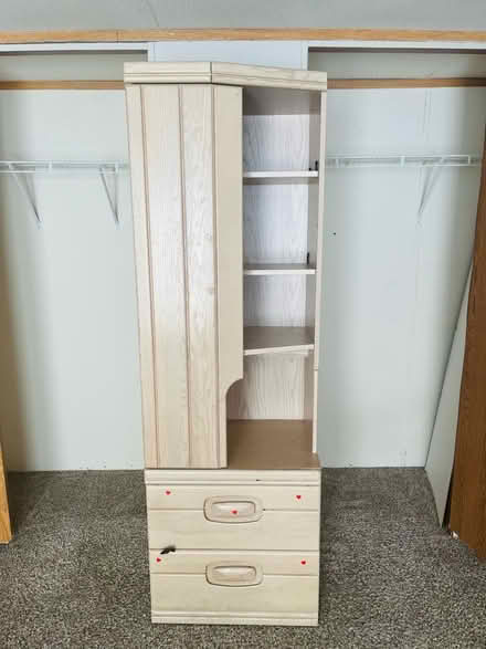 Photo of free Armoire, end table, ottoman (Frisco Little Elm Border) #3