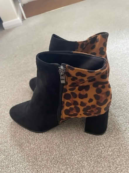 Photo of free Leopard print ankle boots (Dorking) #1