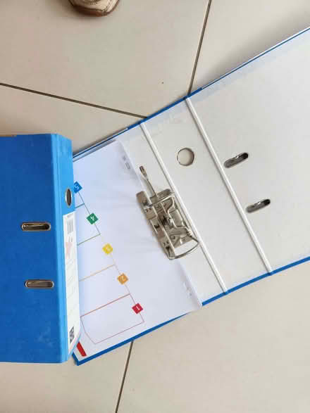 Photo of free 2 A4 lever arch files (Church RG2) #1