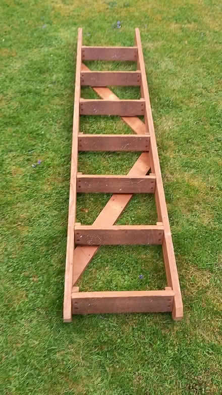 Photo of free Wooden ladder, 6ft tall (Central Letchworth) #2