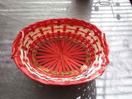 Photo of free Red Woven Basket (Vale LA1) #1