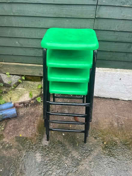 Photo of free 4 x stools from a school (Wigston Leicestershire.LE18) #4