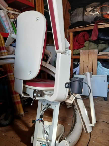 Photo of free NOT working stair lift, metal track (Dorchester DT2) #1