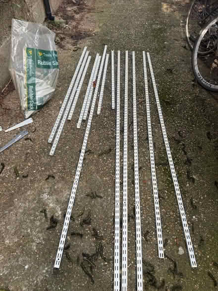 Photo of free Twin slot shelving system (Emlyn Road W12) #1