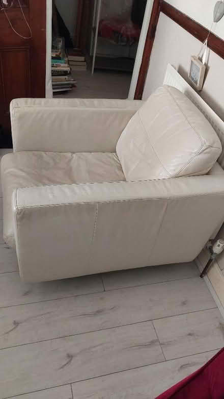 Photo of free Two DFS real leather cream Armchairs (New Brighton CH45) #2