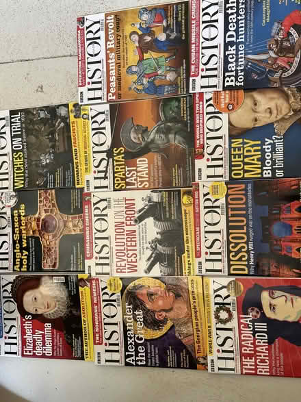 Photo of free 11 BBC History magazines for school resources (Pitchcombe GL6) #1