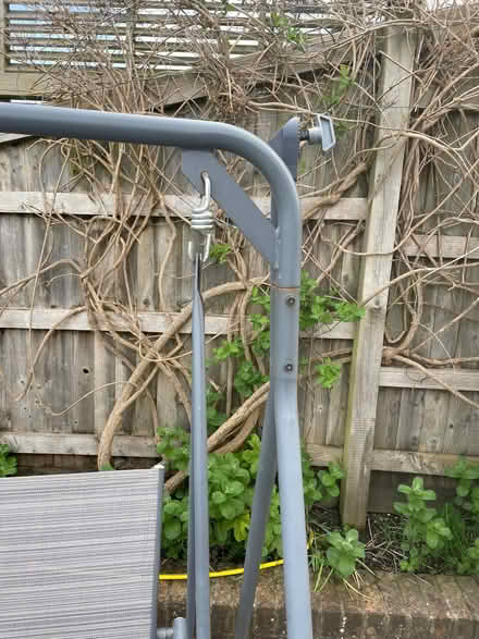Photo of free Grey metal framed two seater swing seat (Trinity BA11) #3