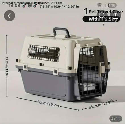 Photo of free to collect dog travel crate (NW2) #1