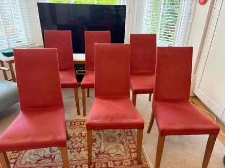 Photo of free six high back dining chairs (Hampstead NW3) #2