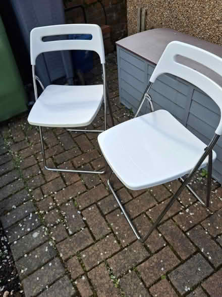 Photo of free 2 Folding chairs (Heath, CF14) #1