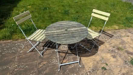 Photo of free Garden table and chairs - needs painting/fixing (Pittville GL50) #1