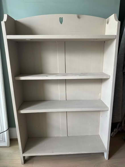 Photo of free Painted wooden bookcase (TW2) #1