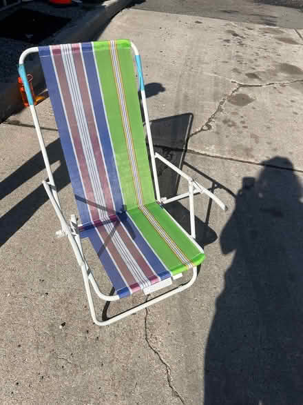 Photo of free Folding beach chair (Oradell) #1