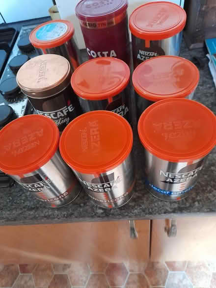 Photo of free 10 x empty coffee tins (Merchiston EH10) #1
