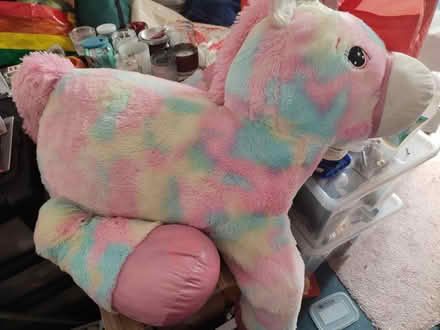 Photo of free Rainbow unicorn soft toy (Grangetown CF11) #1
