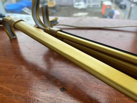 Photo of free Four golden curtain rods (Winter Hill) #2
