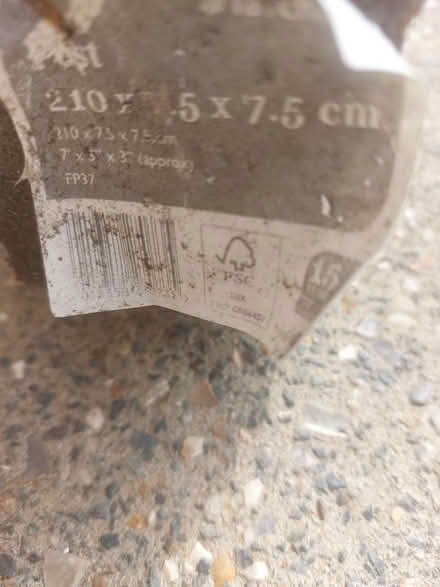 Photo of free New fence post (West Wickham) #1