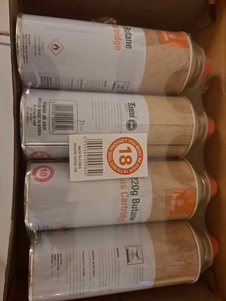 Photo of free hi gear gas cylinders having been in storage over 10 years. (Walton Manor OX2) #1