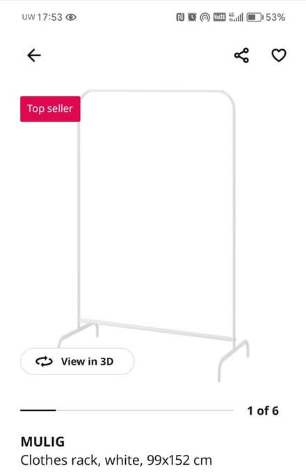 Photo of free IKEA Clothes Rack (Yarnton OX5) #1