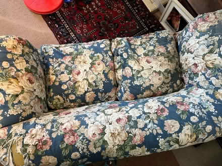 Photo of free Two seater sofa (PE19 (Offord)) #1