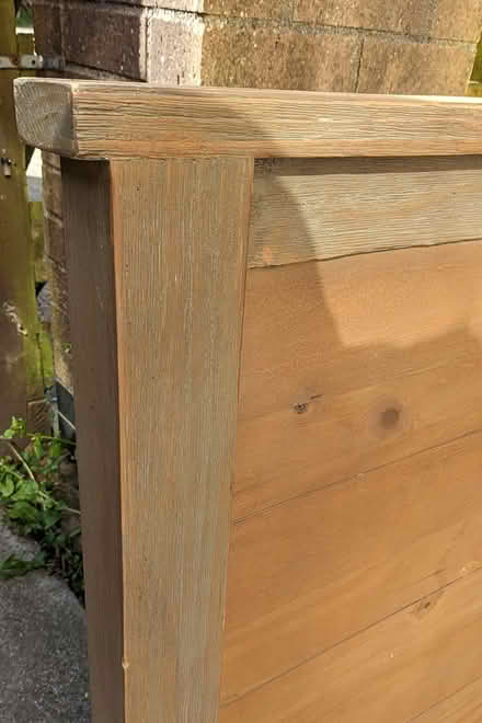 Photo of free Wooden Headboard/Footboard (PL4 Greenbank.) #2