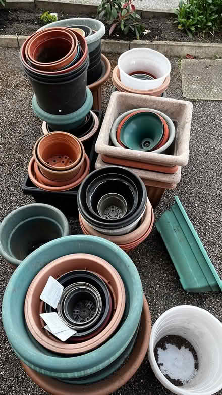 Photo of free Plastic plant pots (SG6 2) #2