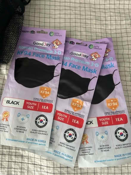 Photo of free KF94 Masks Youth Size/Adult XS (Hollywood/Los Feliz) #1