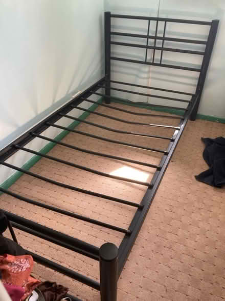 Photo of free Metal single bed frame (CF23 pentwyn) #2