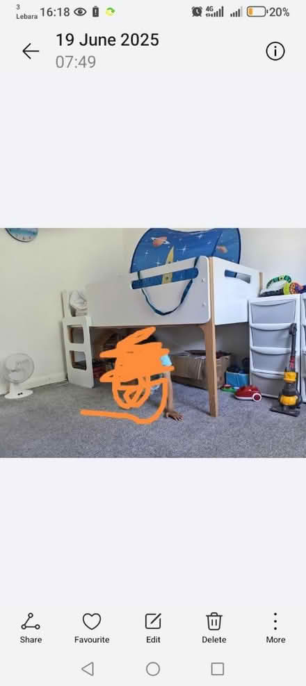 Photo of free Mid sleeper single bed (BD18) #1