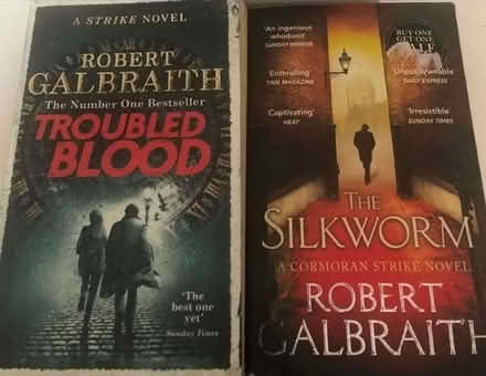 Photo of free 2 x Robert Galbraith Novels (Neasden NW10 near McDonald) #1