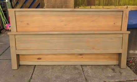 Photo of free Wooden Headboard/Footboard (PL4) #1