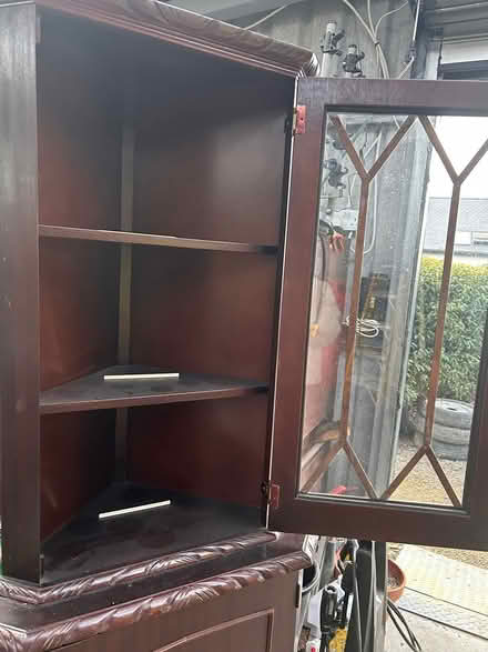 Photo of free Corner display unit in mahogy (Rathfeigh) #1