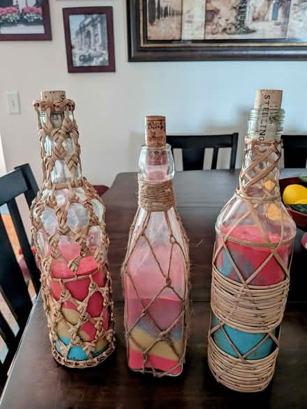 Photo of free artificial flowers & bottle vases (South Elgin, IL) #3