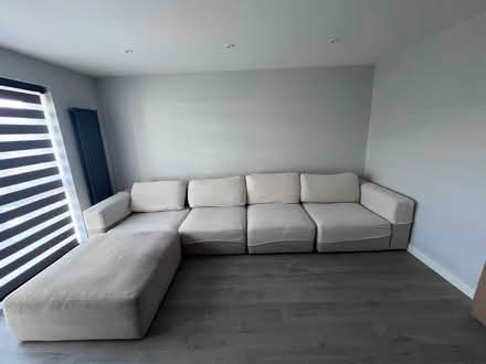 Photo of free Large Sofa and Footstool (Carpenders Park WD19) #2