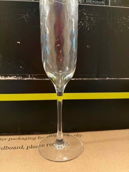 Photo of free 18 Champagne Flutes (Chesterbrook Rd & N Albemarle) #1