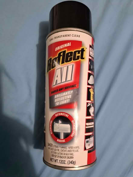 Photo of free Reflective aerosol hi-viz spray (Battle RG30) #1