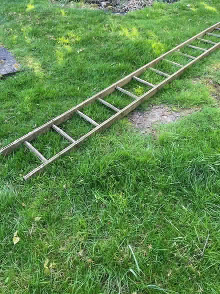 Photo of free Vintage wooden ladder 3.5m (Little Kingshill HP16) #1
