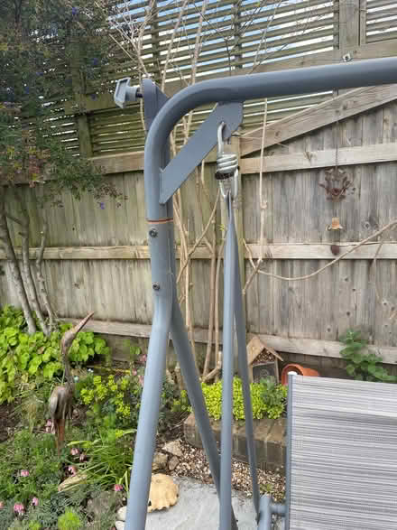 Photo of free Grey metal framed two seater swing seat (Trinity BA11) #4