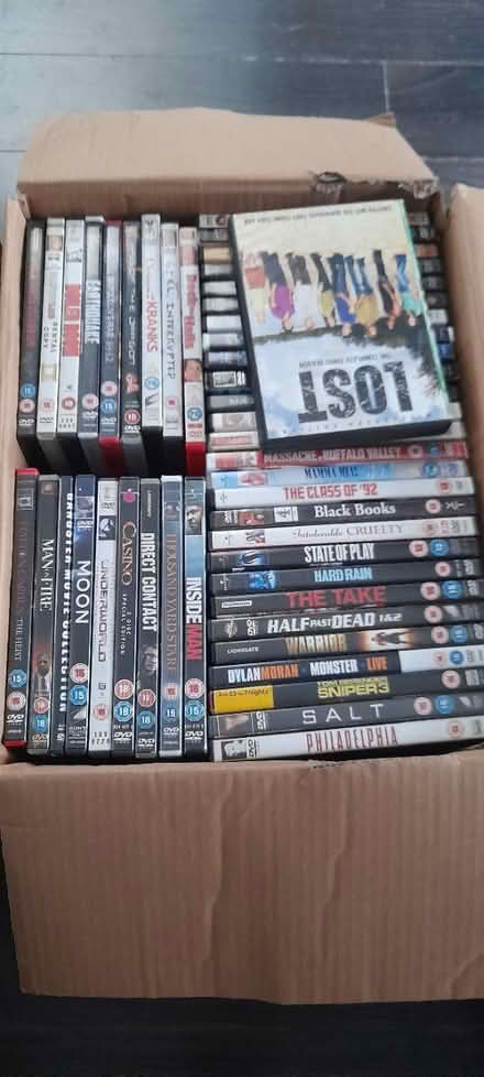 Photo of free Approx 200 x DVD's (2 boxes) (Farnborough GU14) #2