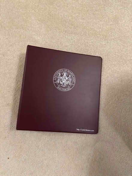 Photo of free Large Binders (Maple Lawn) #2