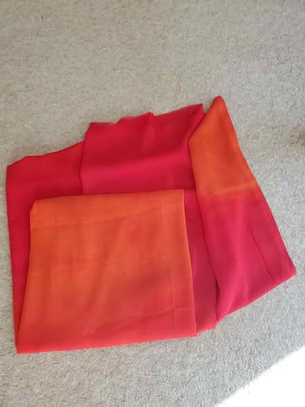 Photo of free Red/orange fabric throw (Moortown LS17) #1