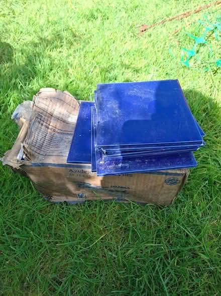 Photo of free Blue wall tiles (Lavant, Chichester) #1